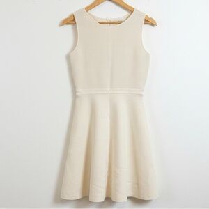 Theory Cream Sleeveless Dress
